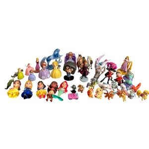 Lot Of 40+ Disney Figures Princesses Palace Pets Mixed